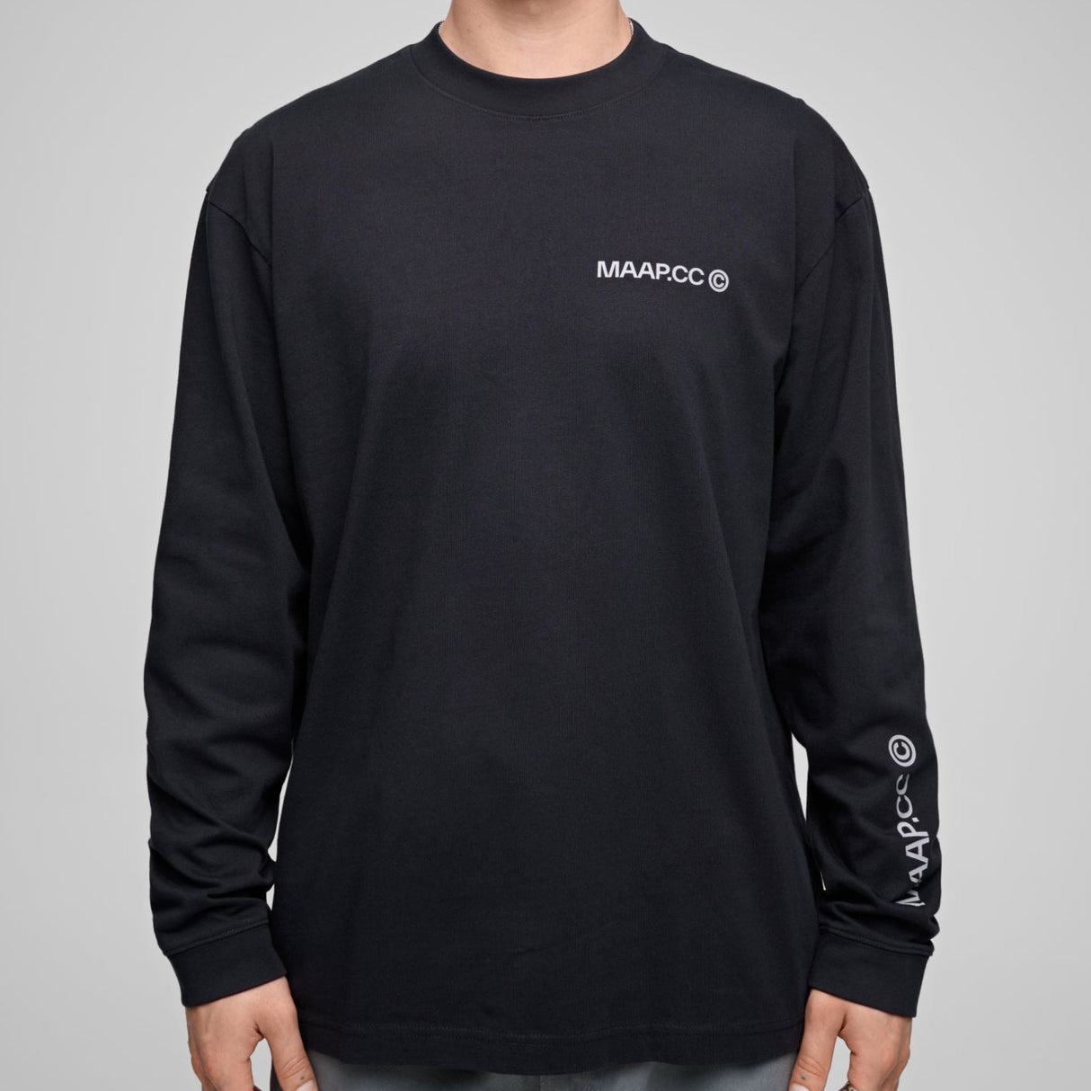 T-shirt maniche lunghe Maap Essentials CC - Nero Maap