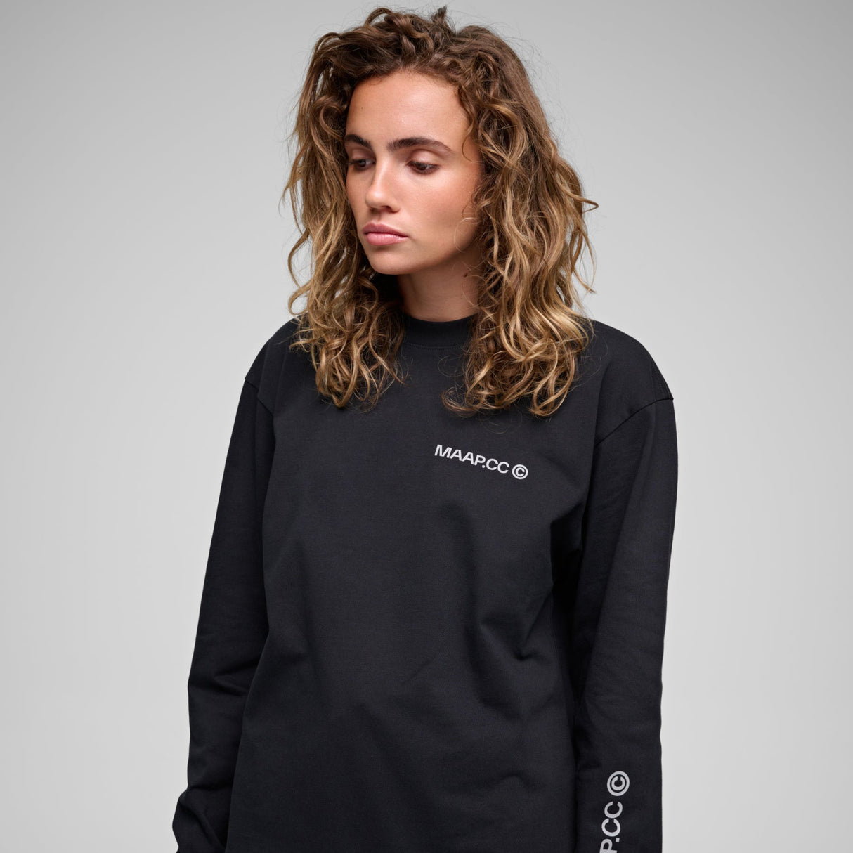 T-shirt maniche lunghe Maap Essentials CC - Nero Maap