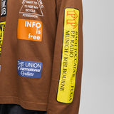 T-shirt maniche lunghe Maap + Public Possession - Marrone Maap