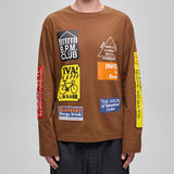 T-shirt maniche lunghe Maap + Public Possession - Marrone Maap