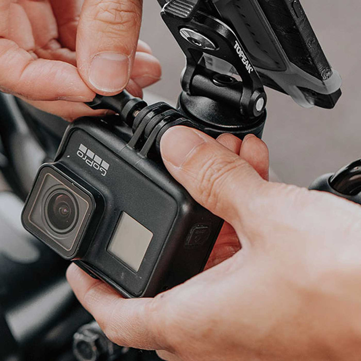 Supporto Topeak per MOTO RIDECASE Mount RM - E