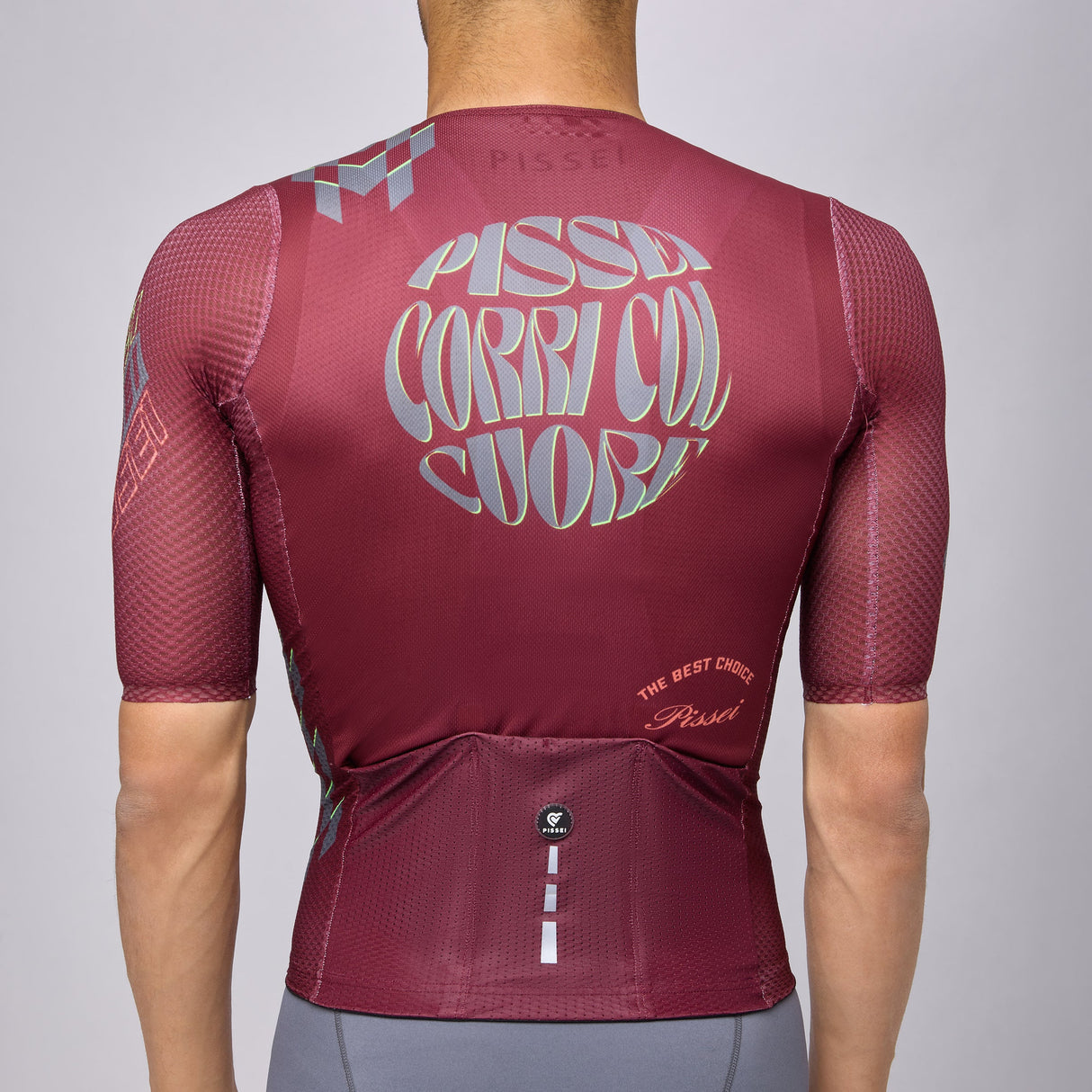 Maglia Pissei Thunder - Bordeaux