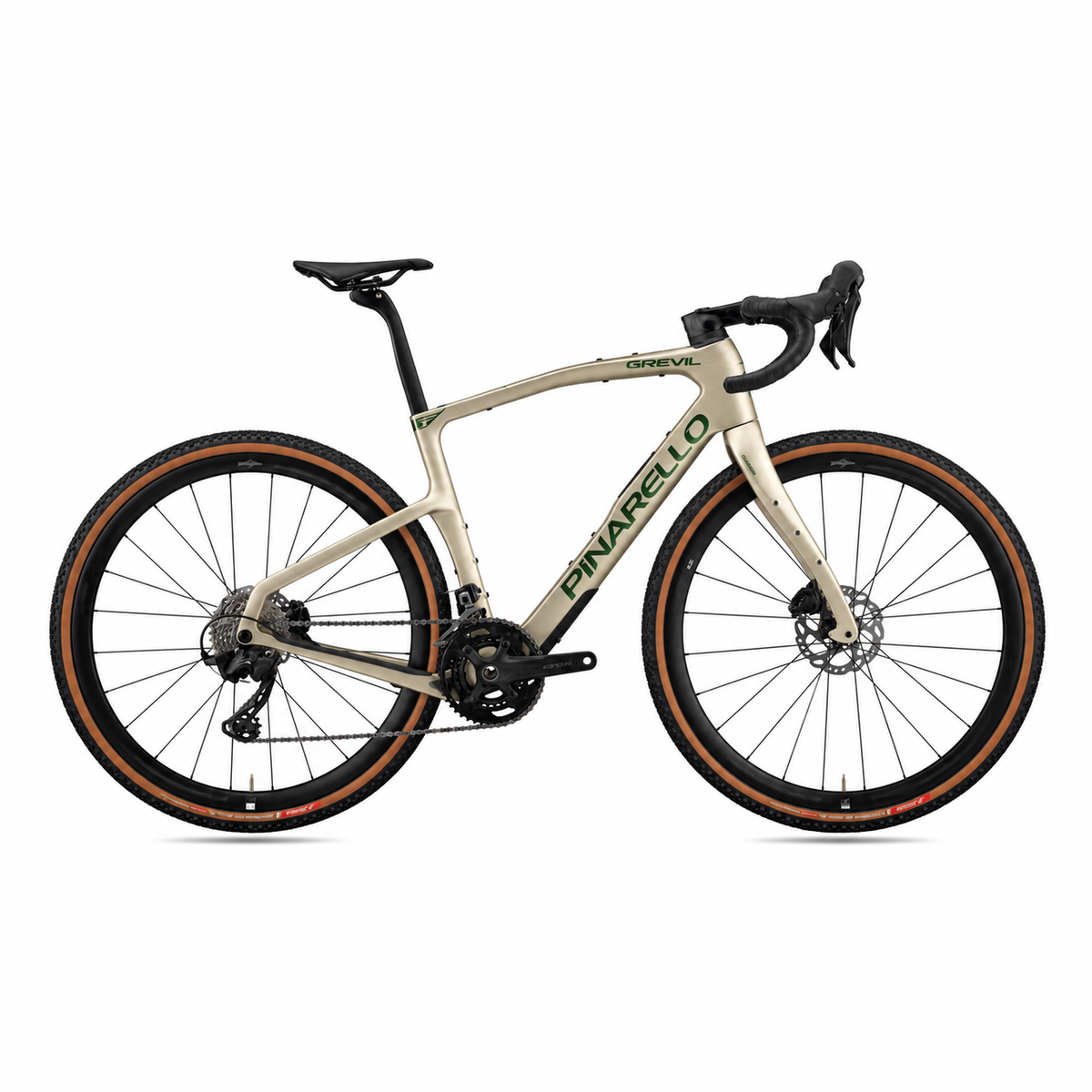 Pinarello Grevil F1 GRX610 Fulcrum Soniq - Grün