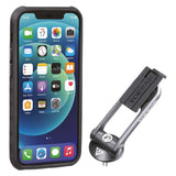 Custodia Topeak RideCase per iPhone 12 Mini nera/grigia con supporto - G