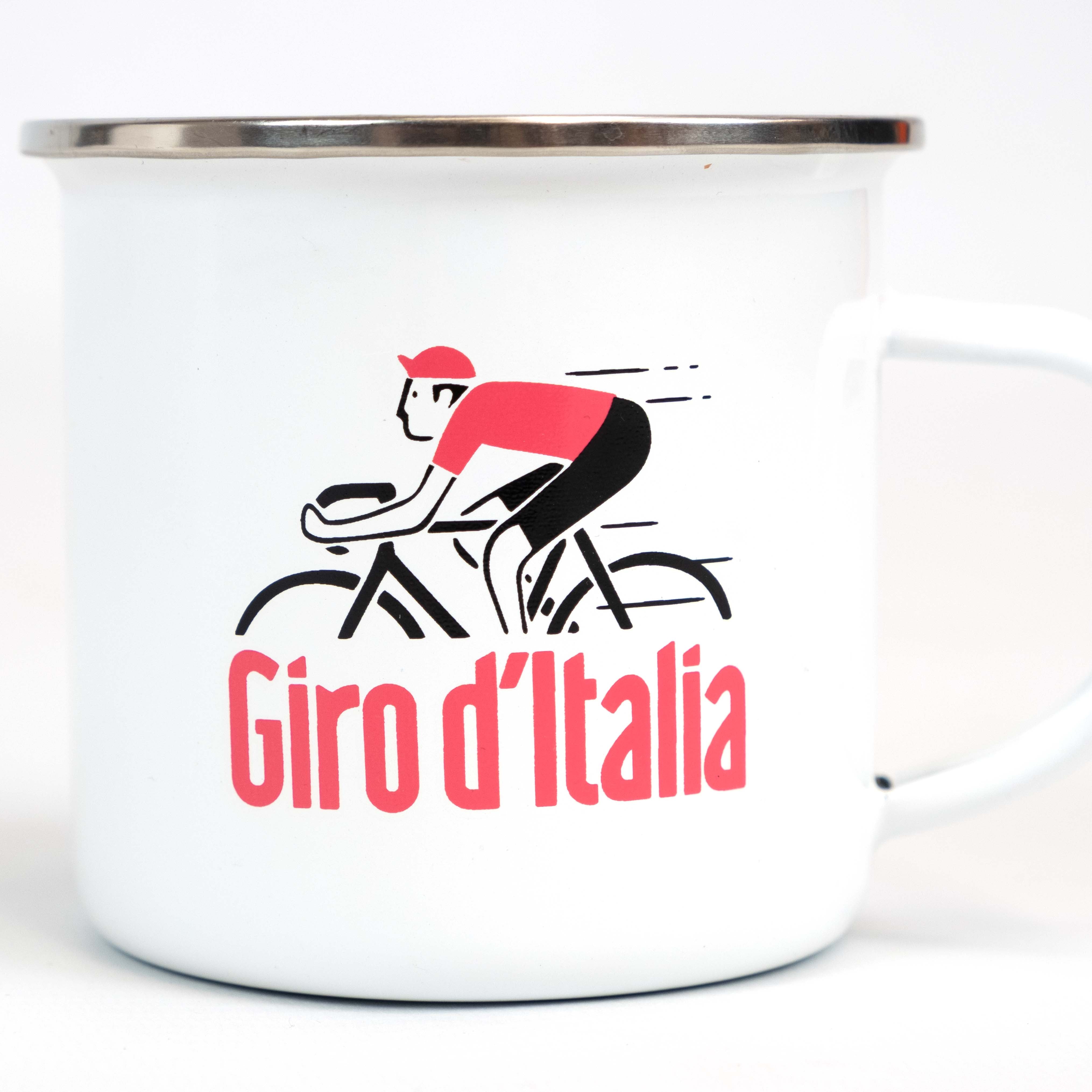 Tazza in metallo Vintage Giro d’Italia All4cycling
