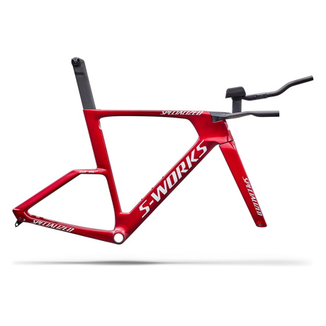 Telaio Specialized S-Works Shiv TT Module - Gloss Ruby Metallic White Silver Metallic Specialized