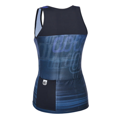Top Dotout Donna Crew - Blu Dotout