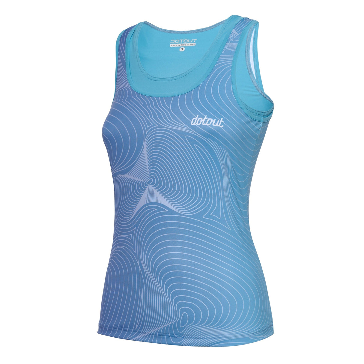 Top Dotout damen Wave - Blau Dotout