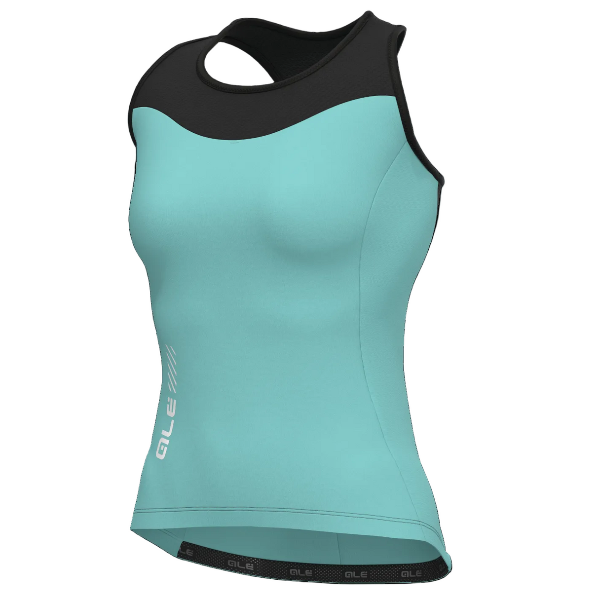 Top mujer Ale Pragma Color Block - Verde agua