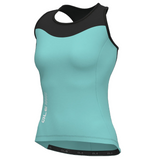 Top mujer Ale Pragma Color Block - Verde agua