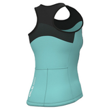 Top mujer Ale Pragma Color Block - Verde agua