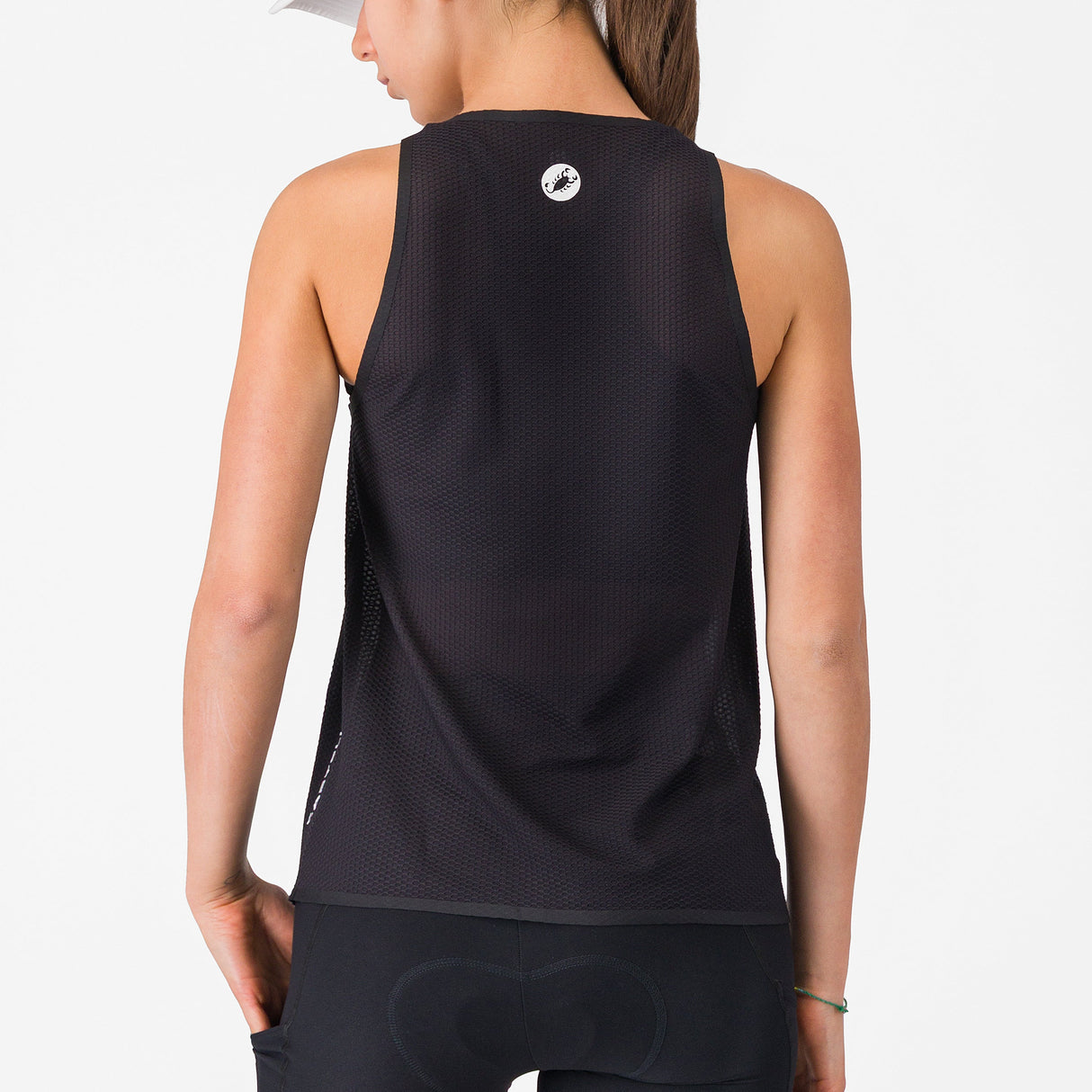 Top donna Castelli Comfort Travel Mesh - Nero Castelli