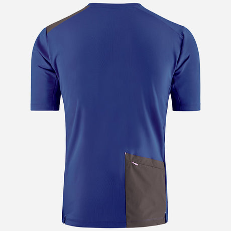 T-Shirt Pedaled Odyssey Merino - Blu - P