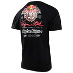 T-shirt Troy Lee Designs Red Bull Rampage Scorched - Negro