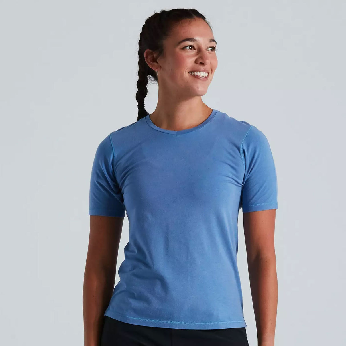 T-Shirt donna Specialized Trail Supima - Azzurro - E
