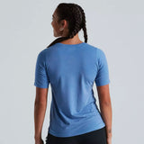 T-Shirt donna Specialized Trail Supima - Azzurro - F