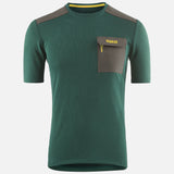 T-Shirt Pedaled Odyssey Merino - Verde - D