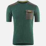 T-Shirt Pedaled Odyssey Merino - Vert
