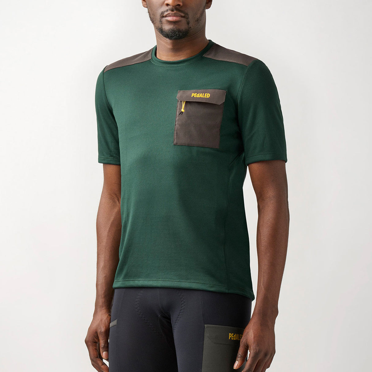 T-Shirt Pedaled Odyssey Merino - Verde - F