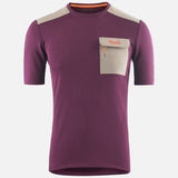 T-Shirt Pedaled Odyssey Merino - Viola - B