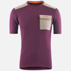T-Shirt Pedaled Odyssey Merino - Violet