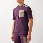 Pedaled Odyssey Merino T-Shirt - Violett