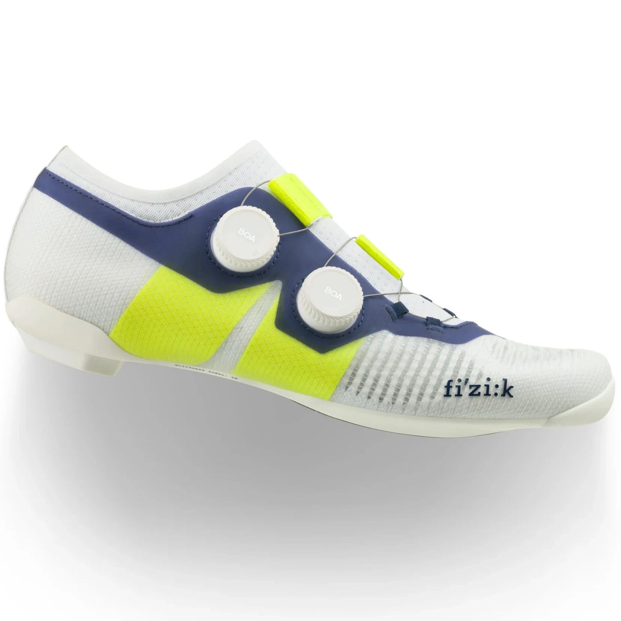 Zapatillas Fizik Vega Carbon - Blanco amarillo