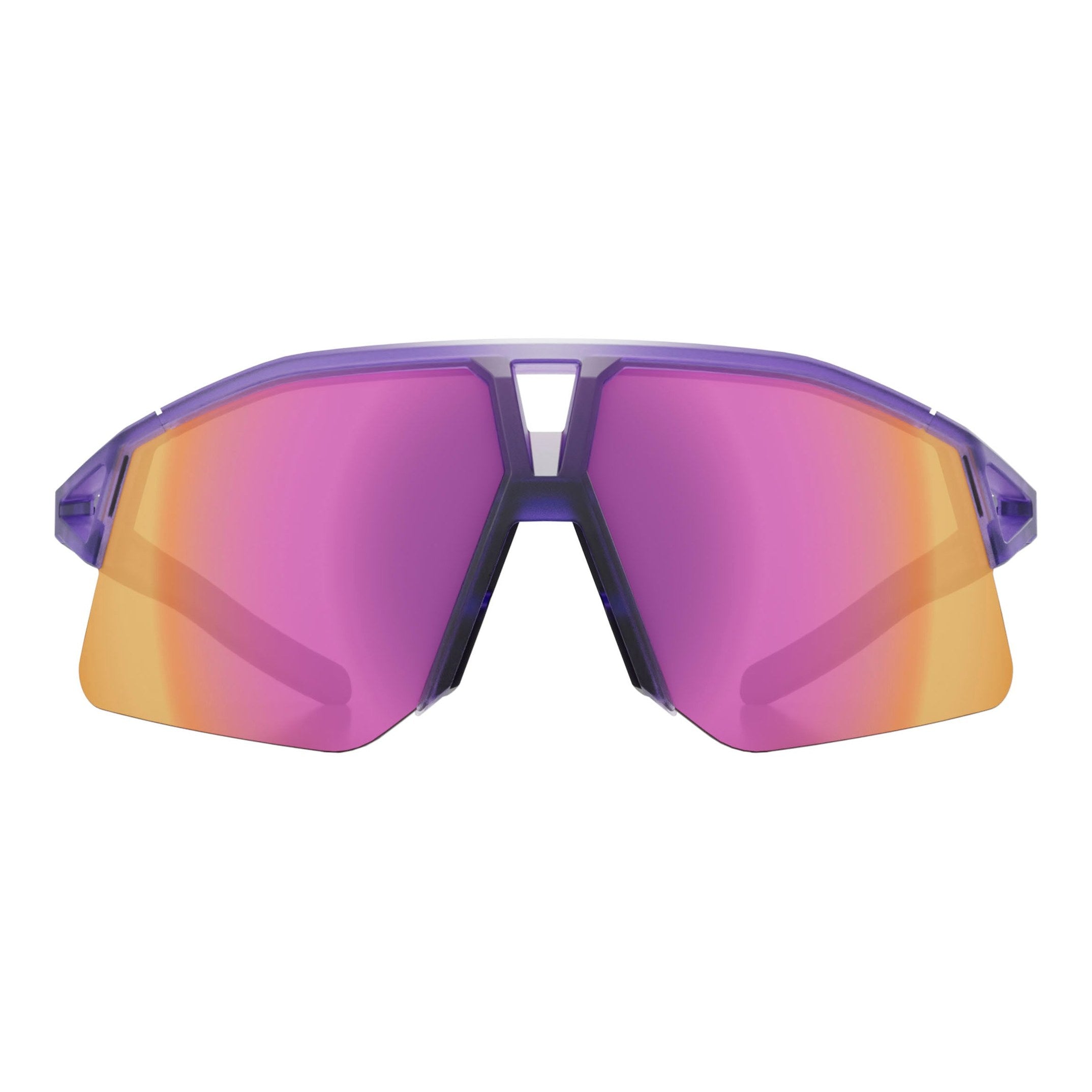KOOサングラス HYPE バイオレットグラスマット/ピンクミラー/CAT3 KOO Hype Glasses - Violet Glass Matt Pink MR - All4cycling
