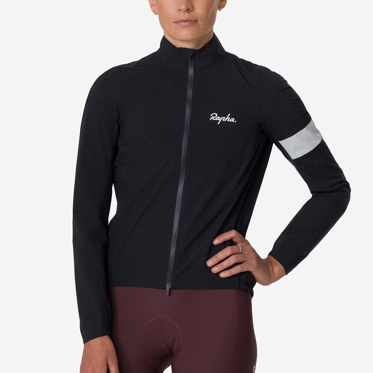 Rapha Core Rain frau jacke - Schwarz