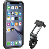 Custodia Topeak RideCase per iPhone Xr nera/grigia con supporto - O