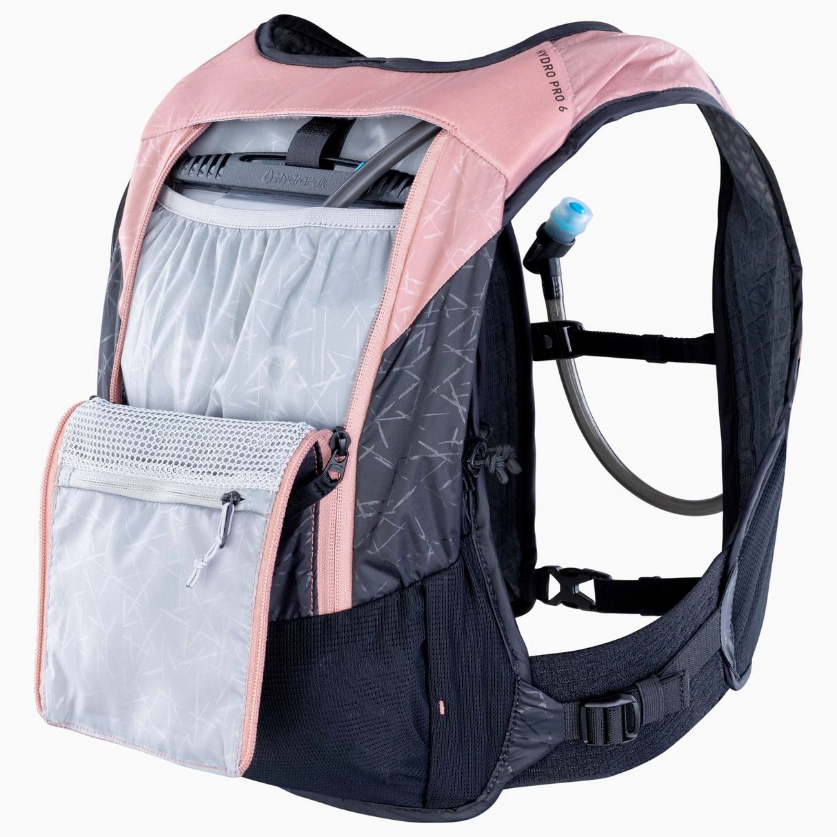 Evoc Hydro Pro 6 Rucksack + Trinkblase 1,5 l - Rosa Schwarz