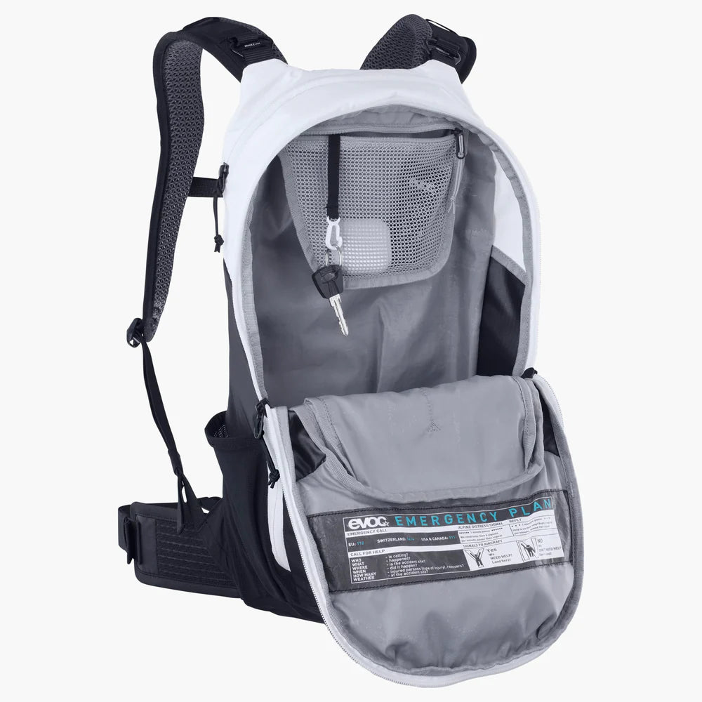 Evoc Stage 12 Backpack - White Black