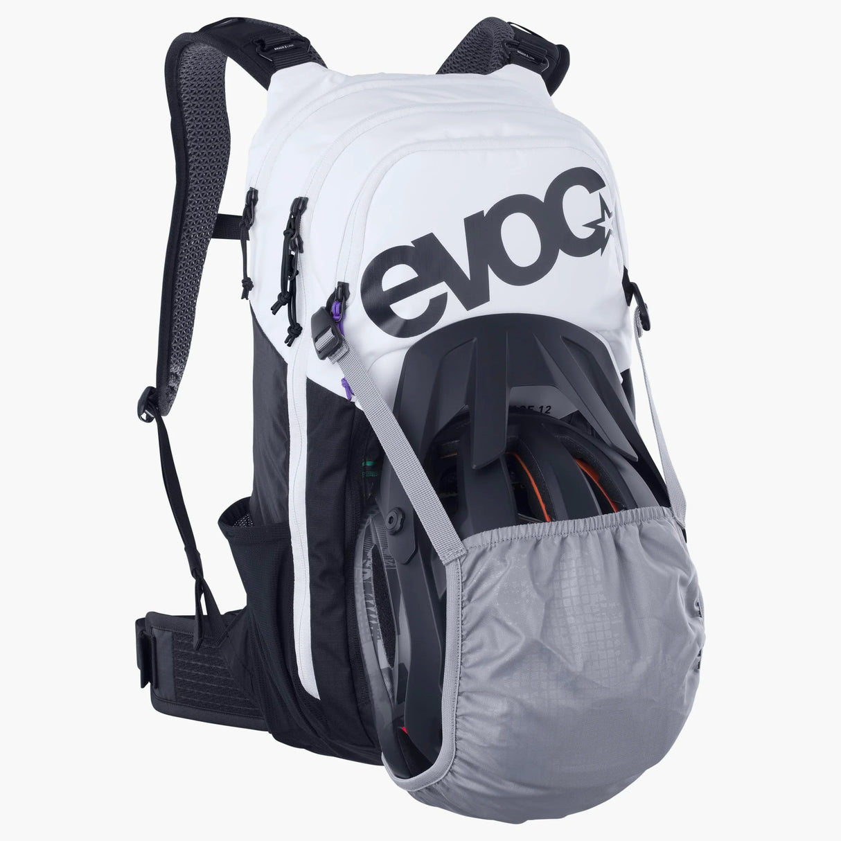 Evoc Stage 12 Backpack - White Black