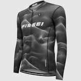 Maglia maniche lunghe Pissei Sanremo - Nero grigio