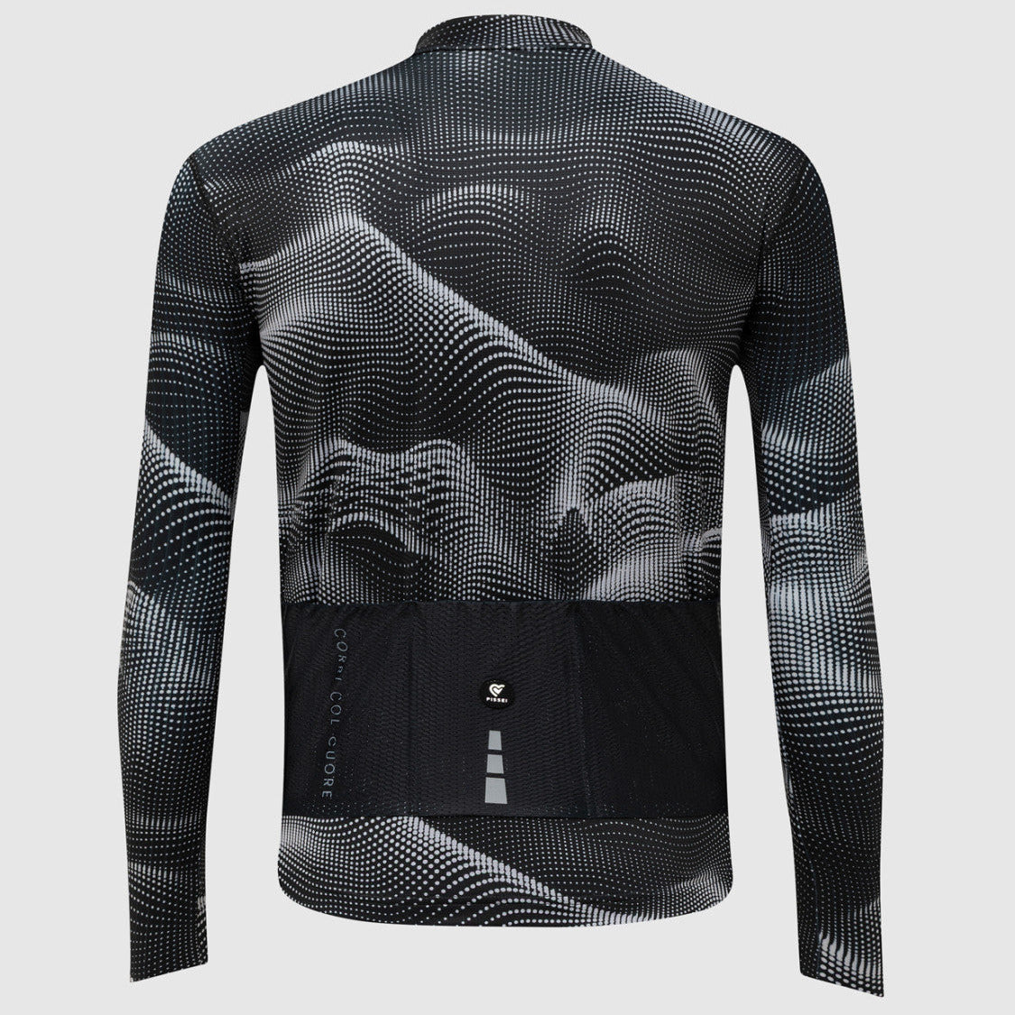 Maglia maniche lunghe Pissei Sanremo - Nero grigio