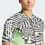 Adidas Essentials 3-Stripes Fast zebra jersey - Green
