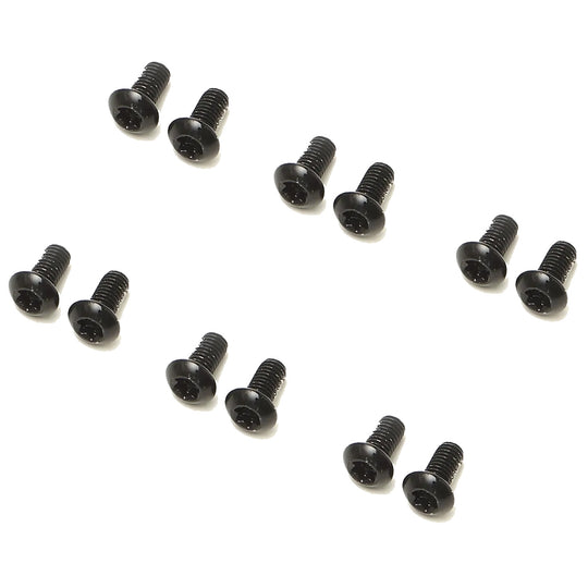 Ashima Aro-08 brake disc steel screw kit - Black