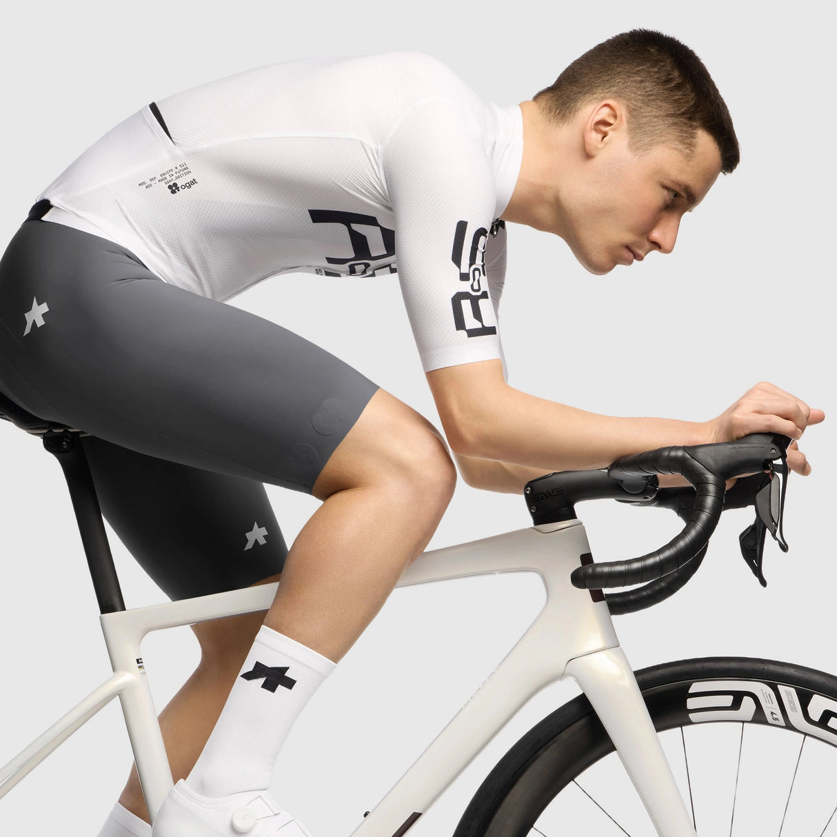 Maglia Assos Equipe R S11 Ogat - Bianco