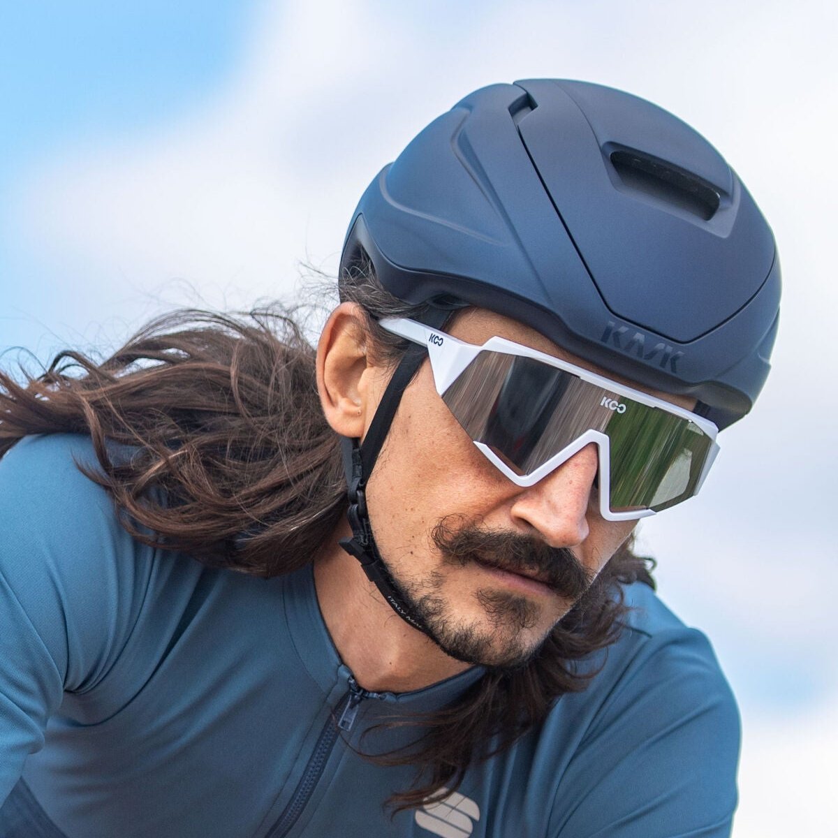 Casco Kask Wasabi WG11 - Blu - E