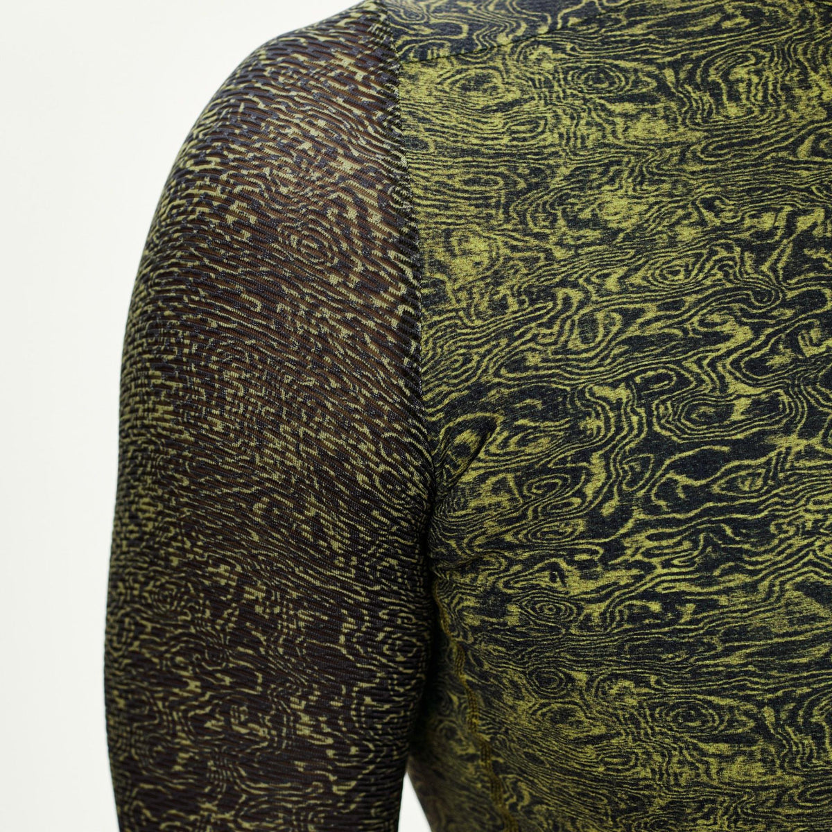 Maillot manga larga Pas Normal Studios Essential Light AOP Grain - Verde
