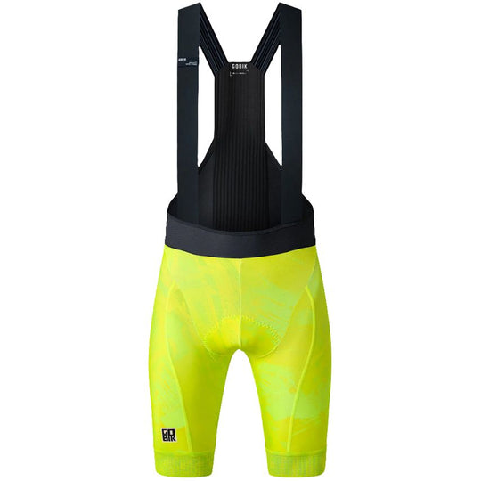 Cuissard à bretelles Gobik Absolute Print K10 Liquid Lime - Jaune
