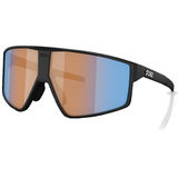 Occhiali Bliz P002 - Matt Black Coral-Orange Mirror Blue - I