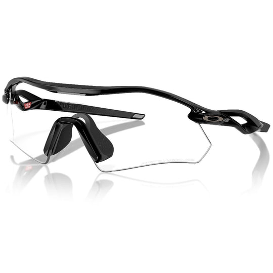 Lunettes Oakley Radar Plate - Polished Black Clear to black Iridium Photochromic