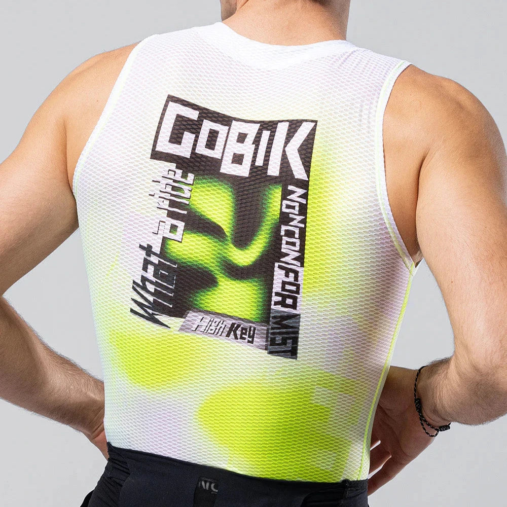 Maglia intima senza maniche Gobik Second Skin Liquid Lime - O