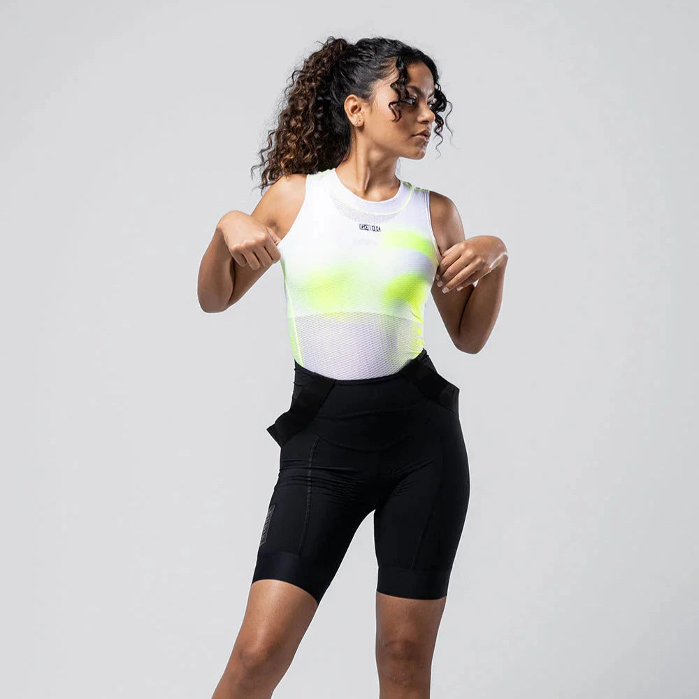 Maglia intima senza maniche donna Gobik Second Skin Liquid Neon - E