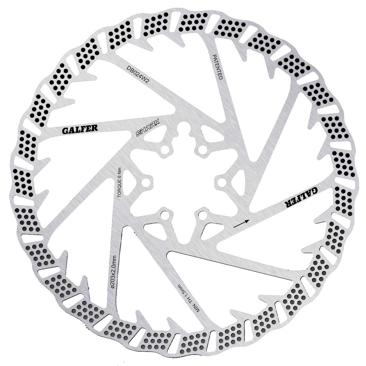 Disco Galfer Shark  - 203 mm - E