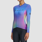 Maillot mujer mangas largas Maap Blurred Out Pro Hex 2.0 - Azul