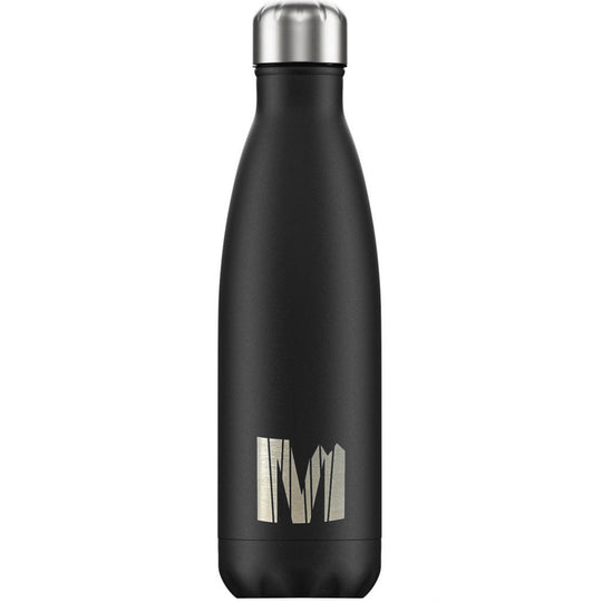Maratona Dles Dolomites Thermal Water Bottle - Black Silver