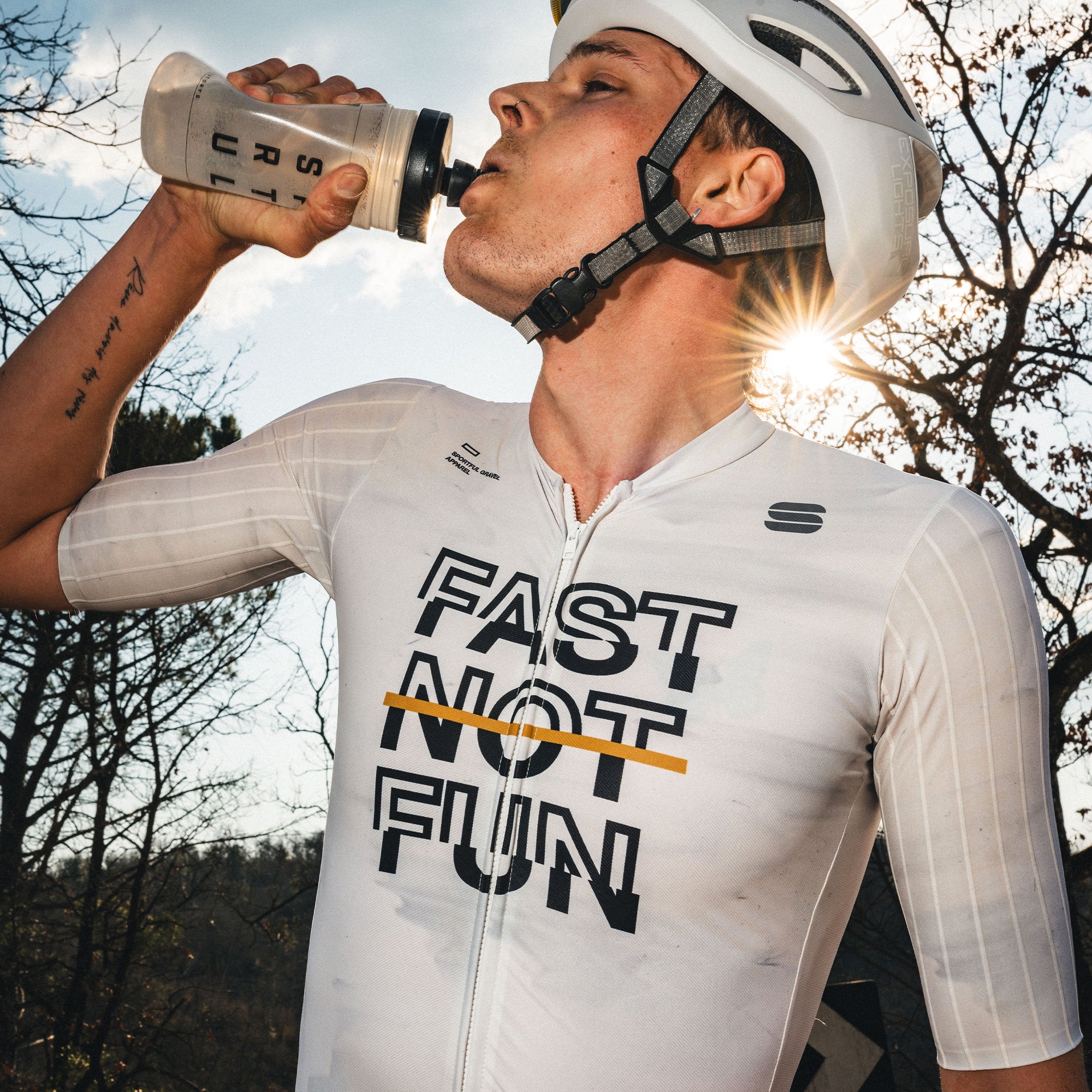 Body Sportful Fast Not Fun - Bianco