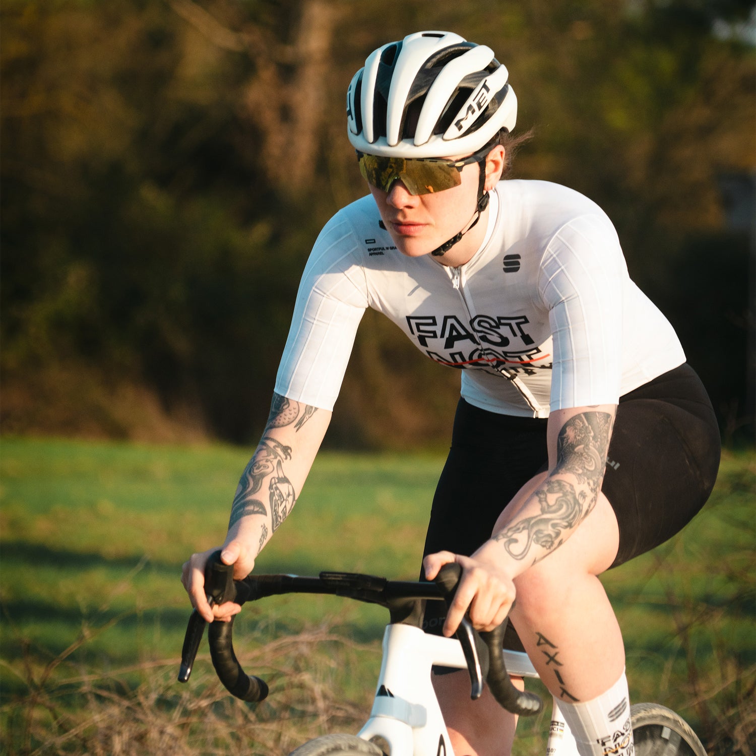 Body für Frauen von Sportful Fast Not Fun - Weiß